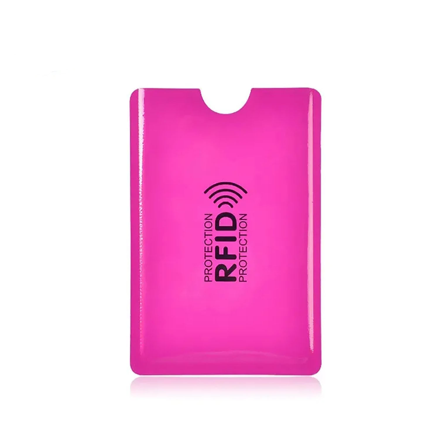 Funda Protectora Tarjeta Crédito RFID Anti robo Pack 3 Piezas Rosado