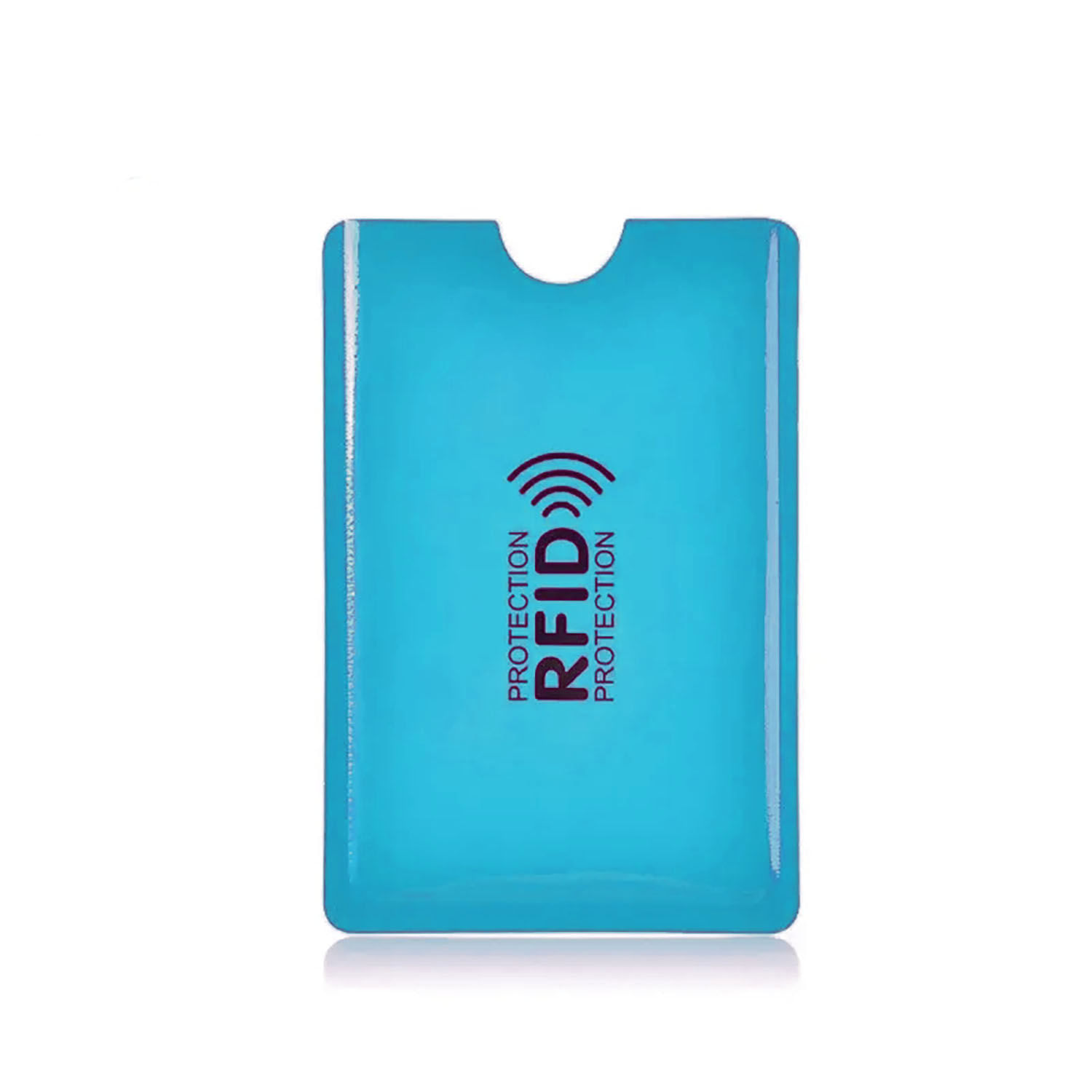 Funda Protectora de Tarjeta Crédito RFID Antirobo Pack 3 Piezas Azul