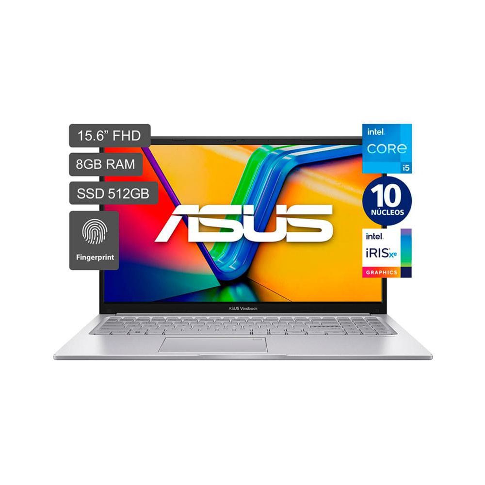 ASUS VIVOBOOK X1504ZA-NJ278W Intel Core I5-1235U 8GB Ram 512GB SSD 15.6” FHD