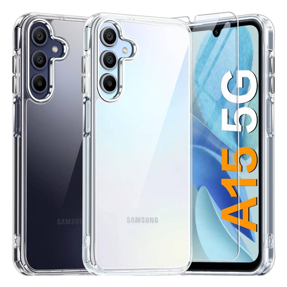 Case Space transparente con mica para Samsung A15