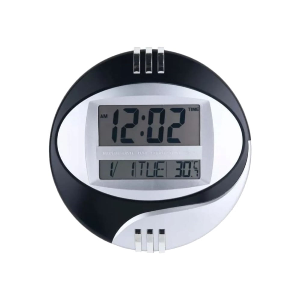 Reloj Digital de Pared Mesa Alarma Calendario y Temperatura