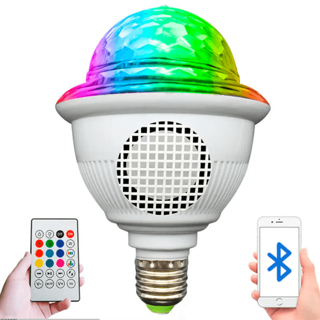 Parlante Bluetooth Bola Magica LED Multicolor Fiesta HY-Y01
