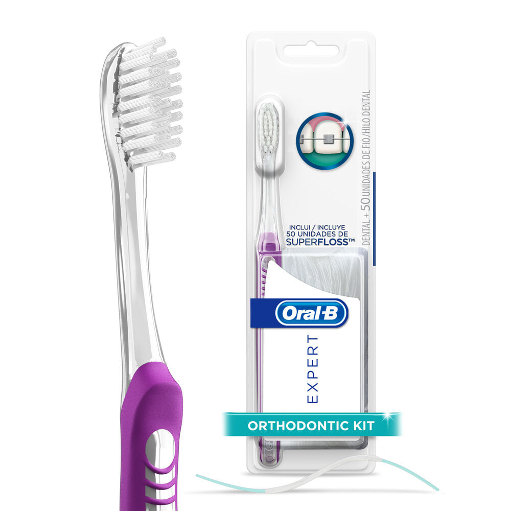 Kit ORAL-B Cepillo Dental Expert + Seda Dental Blister 1un