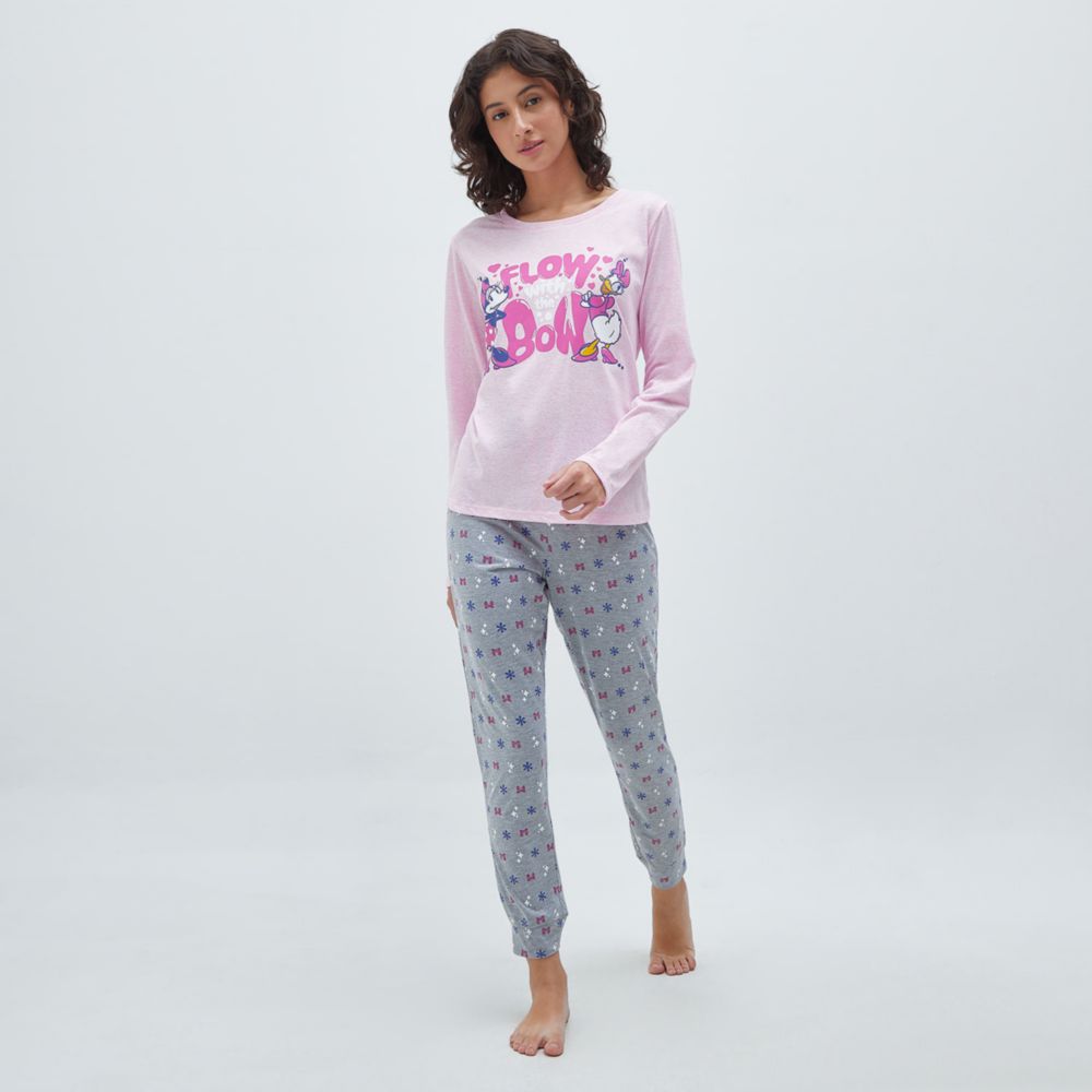 Pijamas Disney Minnie Y Daisy Mujer