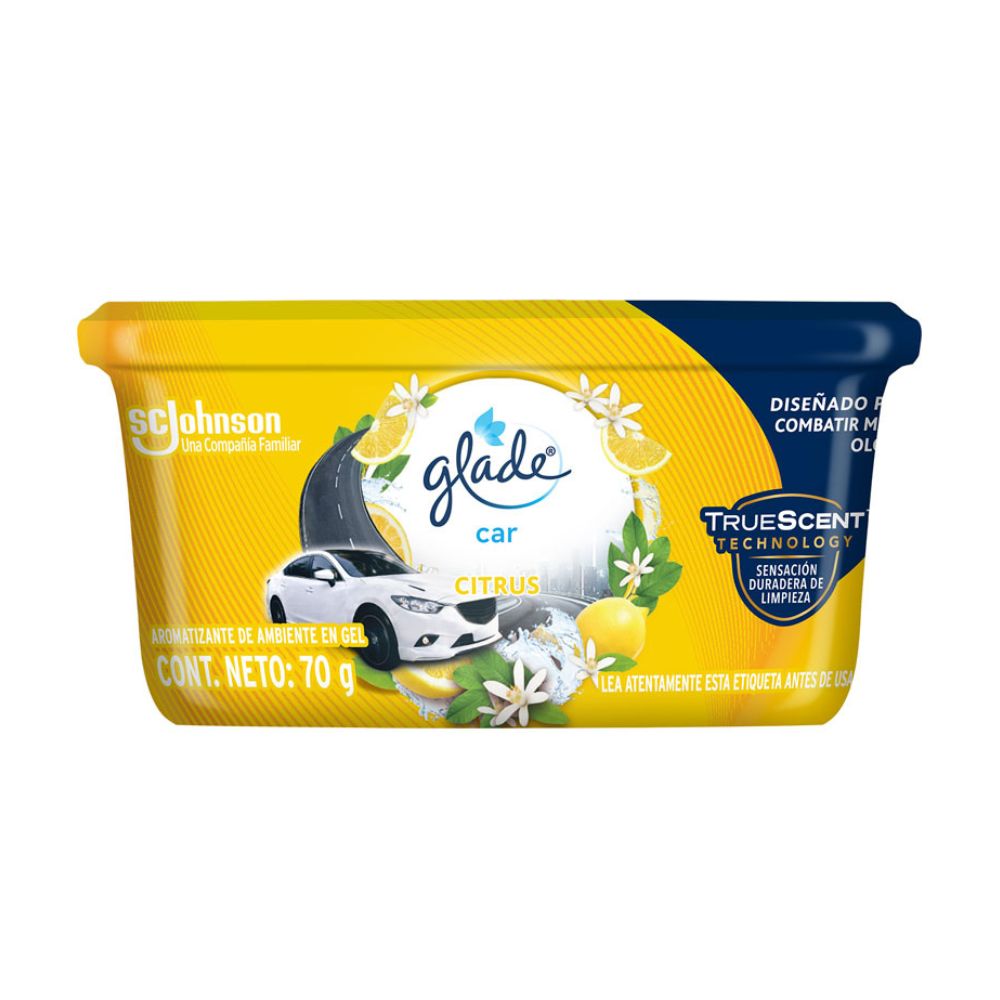 Ambientador Gel Car Citrus 70gr Glade