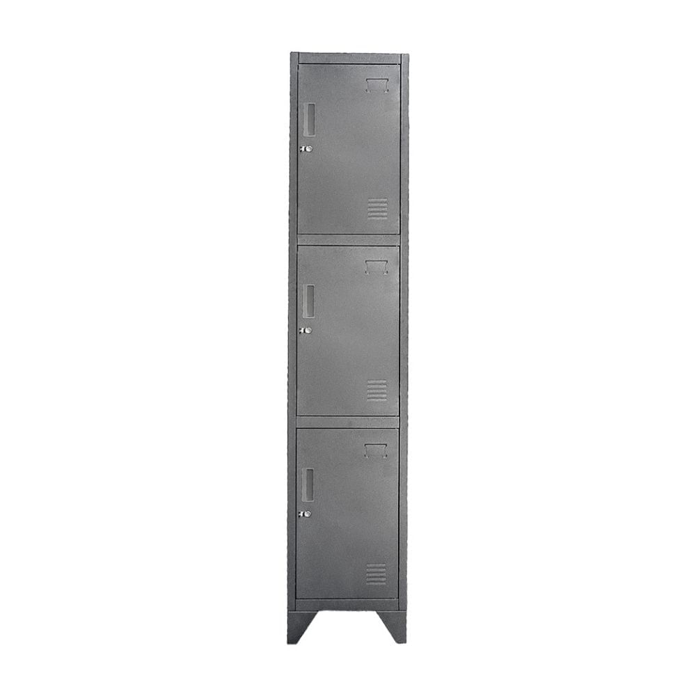 Locker metálico Mk1-03 03 Puertas Portacandado Maletek