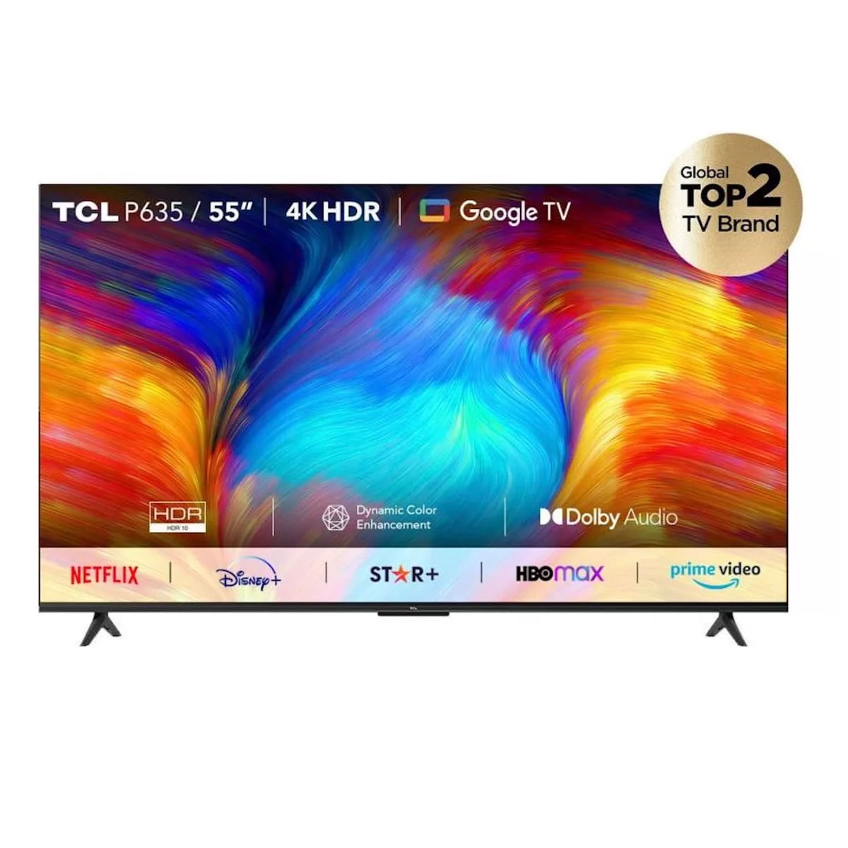 Televisor Tcl Led 55 Smart Tv 4k Ultra Hd + Google Tv
