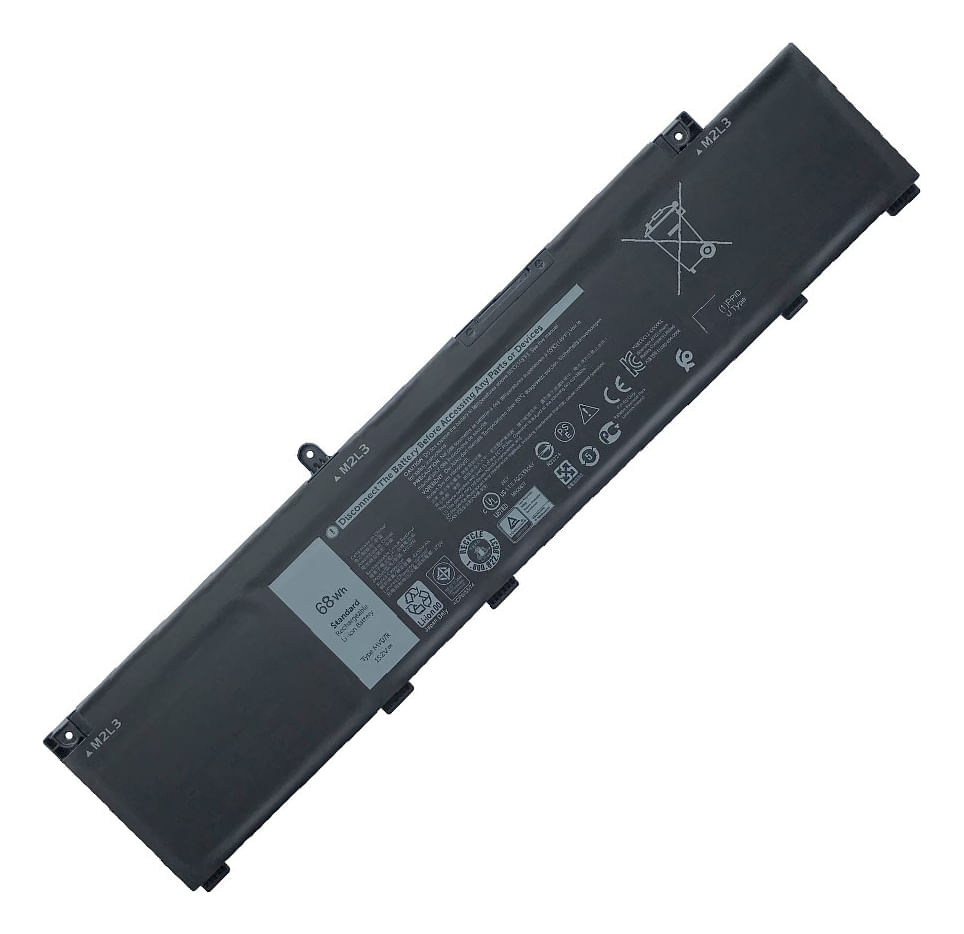 Bateria Genérica Compatible Para Laptop Dell Mv07r 68Wh 15,2V 4 Celdas
