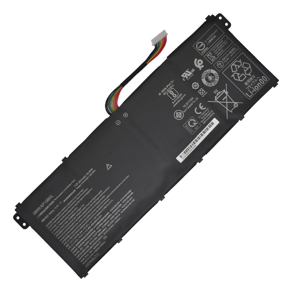 Bateria Genérica Compatible Para Laptop Acer Ap19b5l 54,6Wh 15,4V 4 Celdas