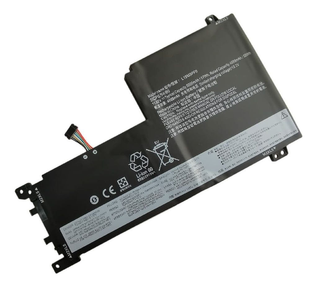 Bateria Genérica Compatible Para Laptop Lenovo L19l4pf1 Type A 57Wh 11,52V 3 Celdas