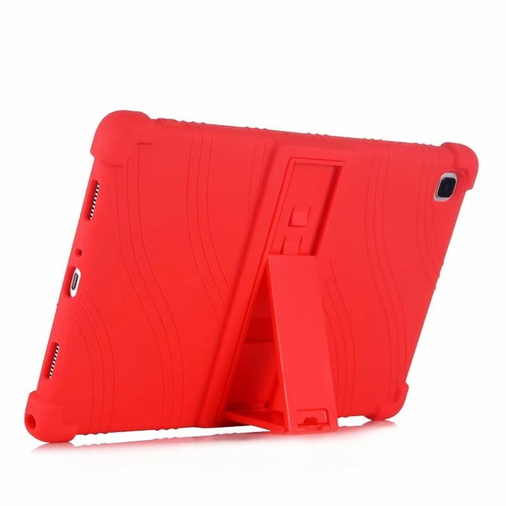 Funda para iPad Air 5ta Gen 10.9" Gomas con Parante Roja Antishock Resistente a Caidas y Golpes