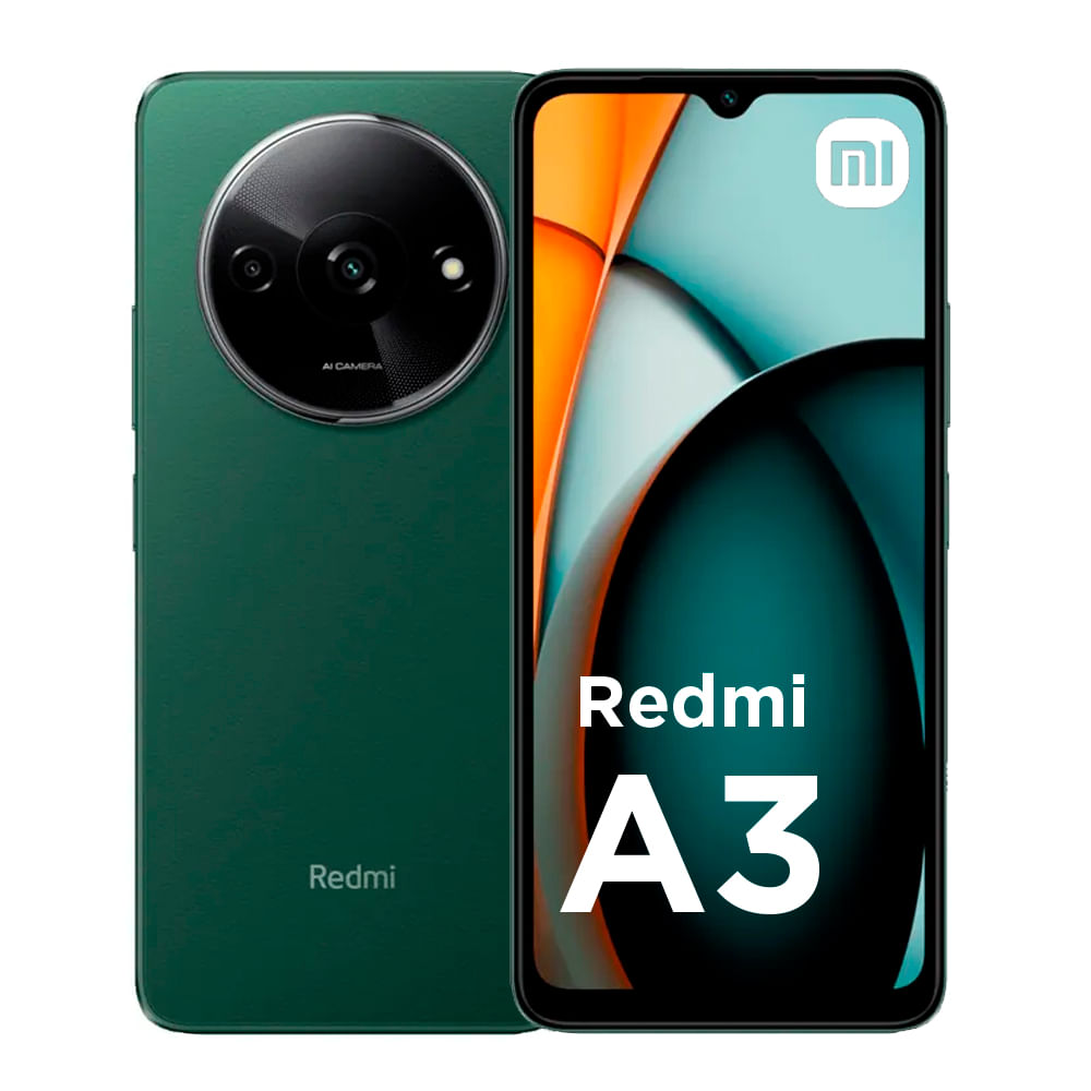 Celular Xiaomi Redmi A3 3GB RAM 64GB ROM EU Forest Green
