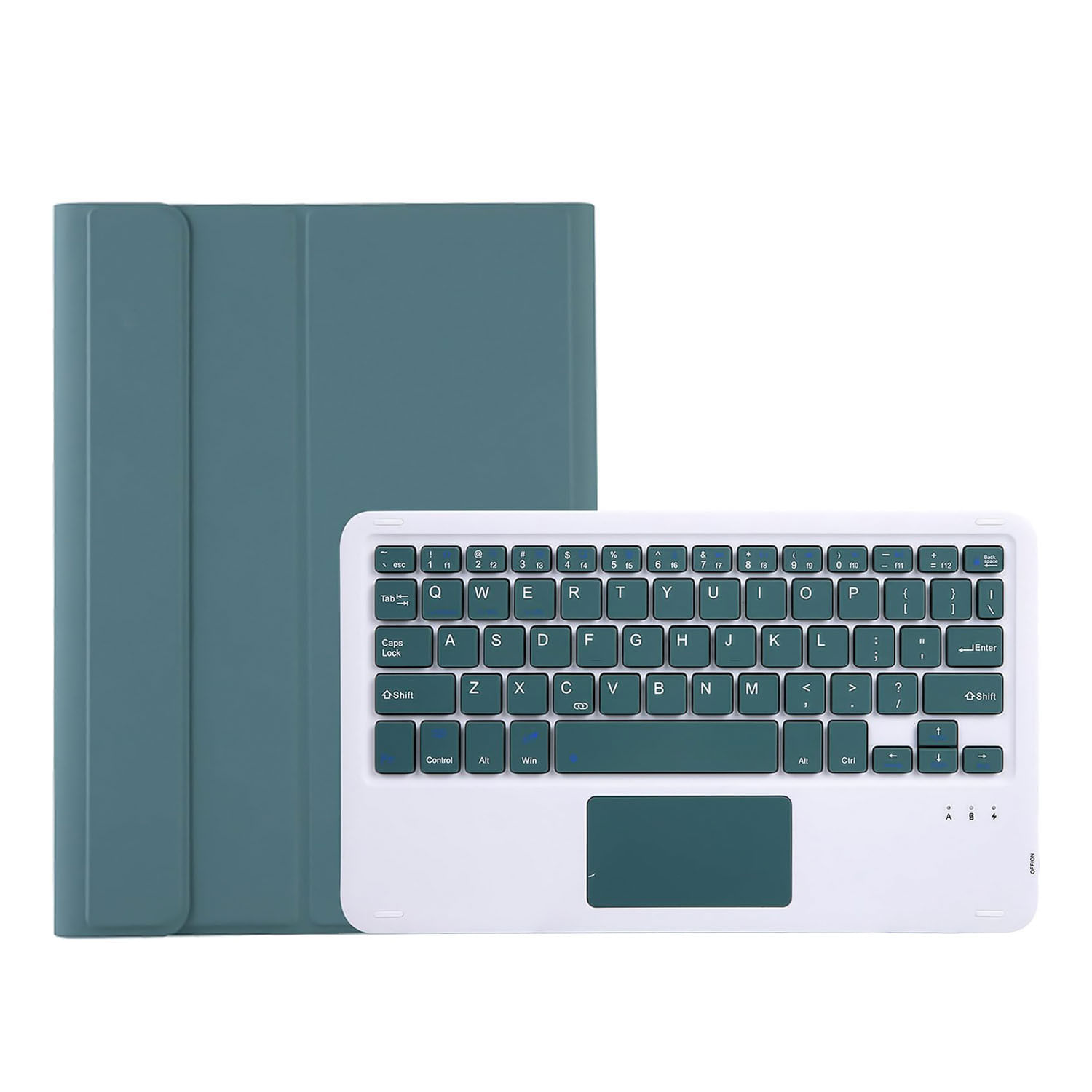 Funda con Teclado Bluetooth con Touchpad para Tablet Lenovo Tab P11 2020 Tb-J606f Verde