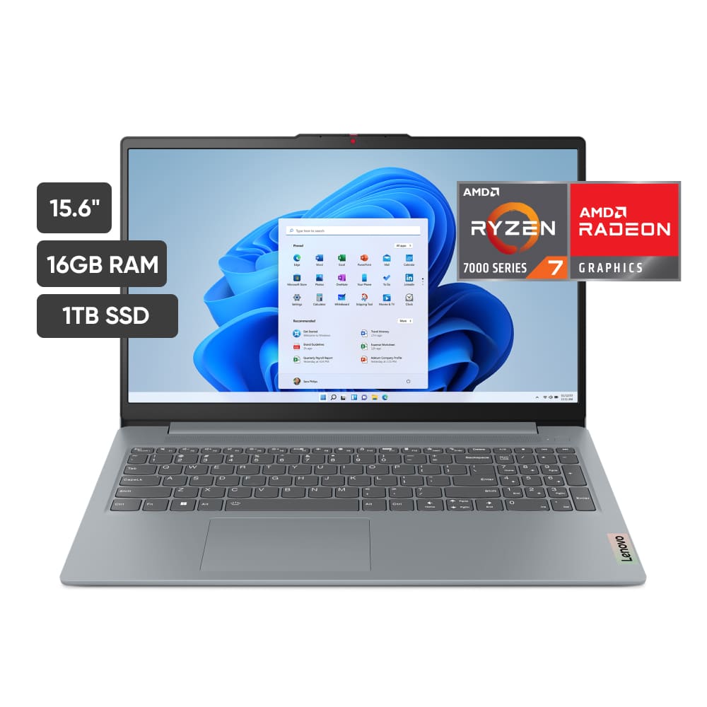 Laptop LENOVO 15ABR8 15.6" AMD Ryzen 7 (7000 series) 16GB 1TB W11
