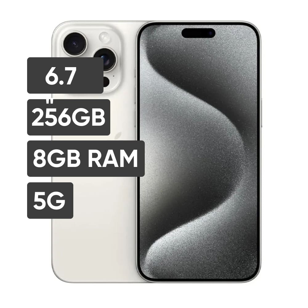 Iphone 15 Pro Max 6.7" 8GB 256GB Blanco