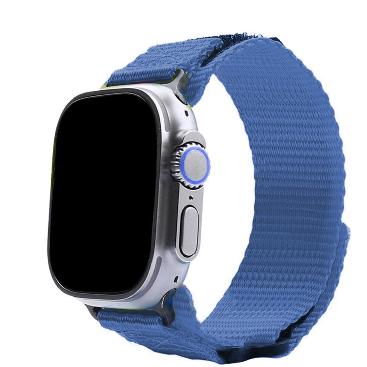 Correa De Nylon Para Apple Watch 38-40-41 Mm Azul Oscuro