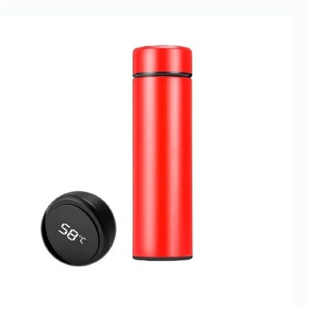 Termo Inteligente Led Rojo para tus Bebidas de Verano 500ML