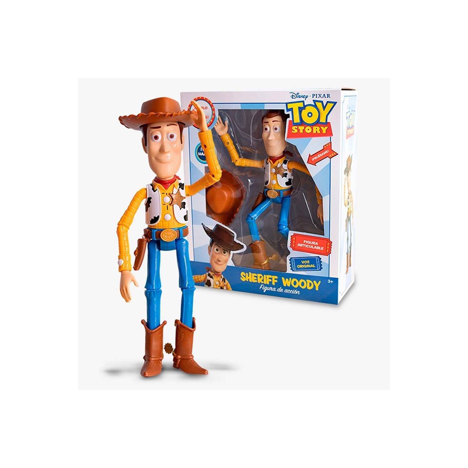 Figura de Acción Woody The Sheriff con Voz Original Toy Story Disney