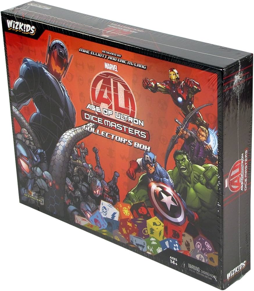Juego de Mesa Marvel Dice Master: Avengers Age Of Ultron Collectors Box