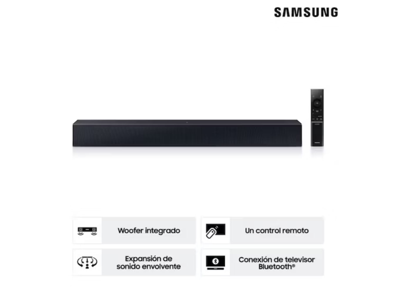 Soundbar Samsung 2.0 Ch Hw-c400 (Nuevo)