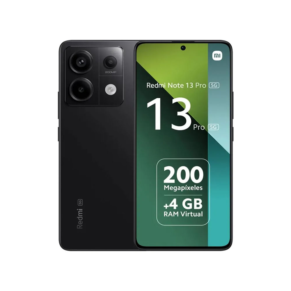 Celular Xiaomi Redmi Note 13 Pro 5G 12GB Ram 512GB Negro