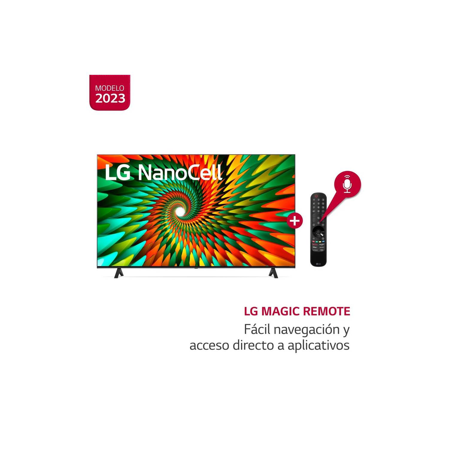 Televisor LG 55" NanoCell UHD 4K Smart  55NANO77SRA