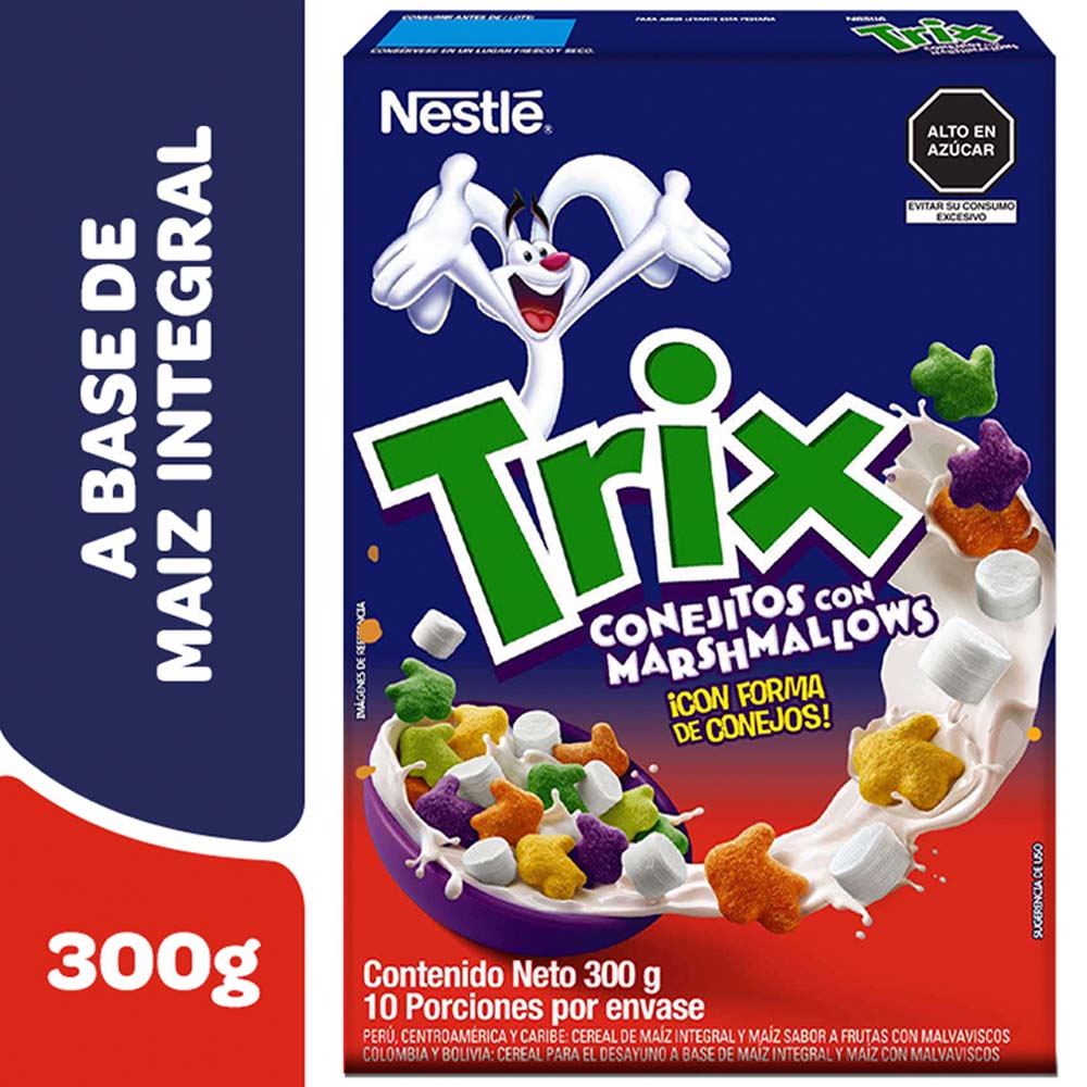 Cereal Marshmellows NESTLÉ Trix Caja 300g
