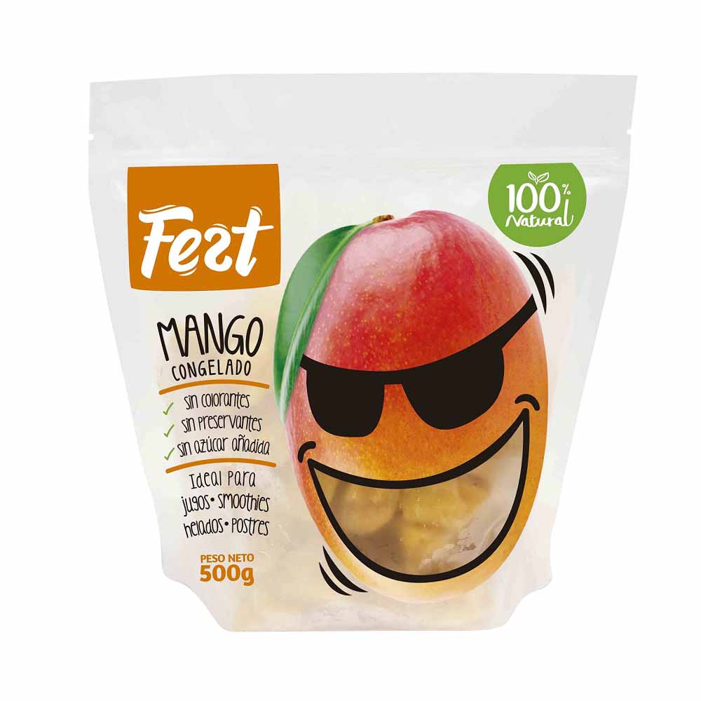 Mango en Rodajas Congelado FEST Paquete 500g