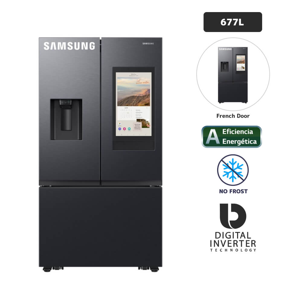 Refrigeradora SAMSUNG 677L No Frost RF32CG5910B1 Negro