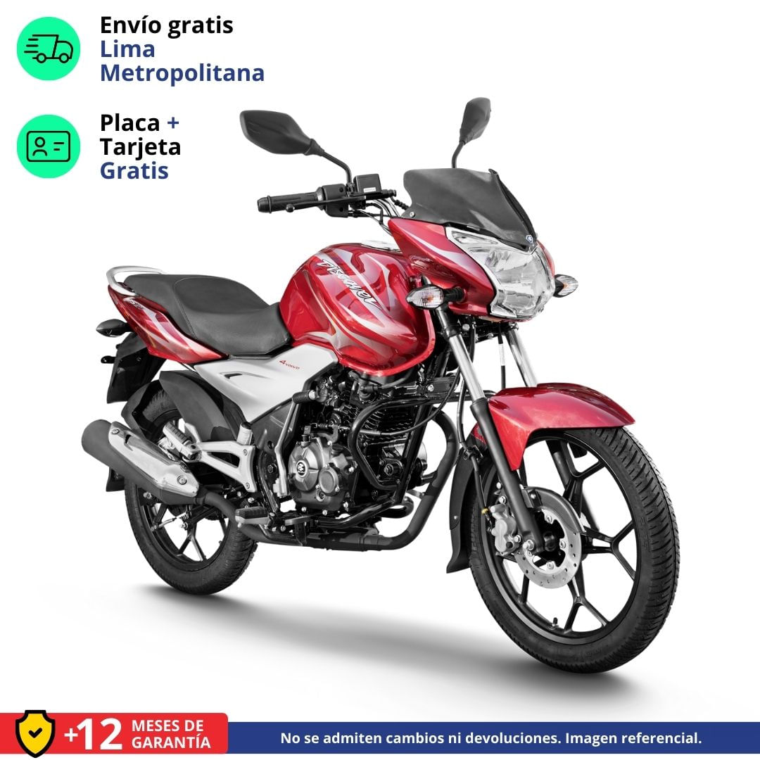 Moto Bajaj Discover 125 ST Rojo