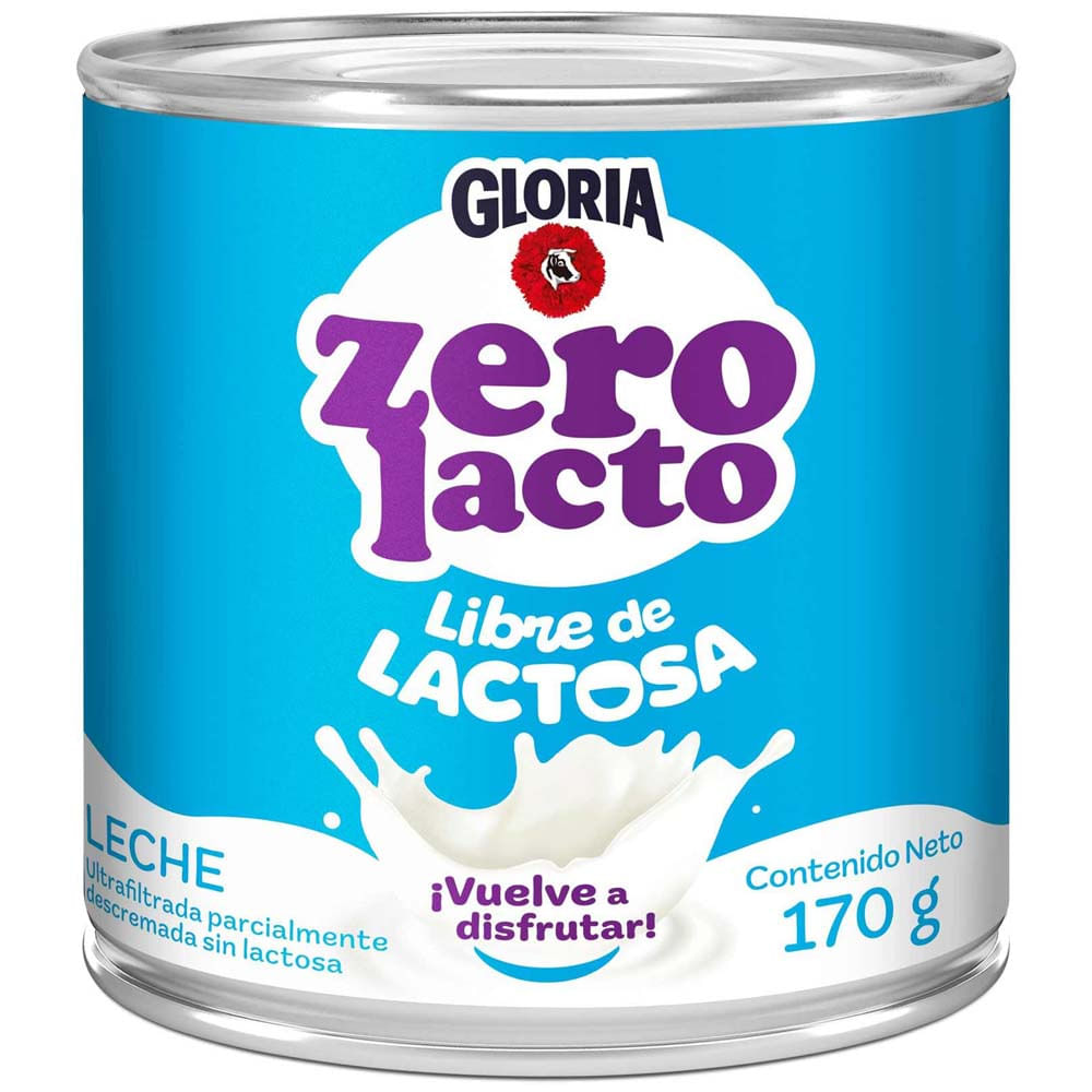 Leche GLORIA Zero Lacto Lata 170g