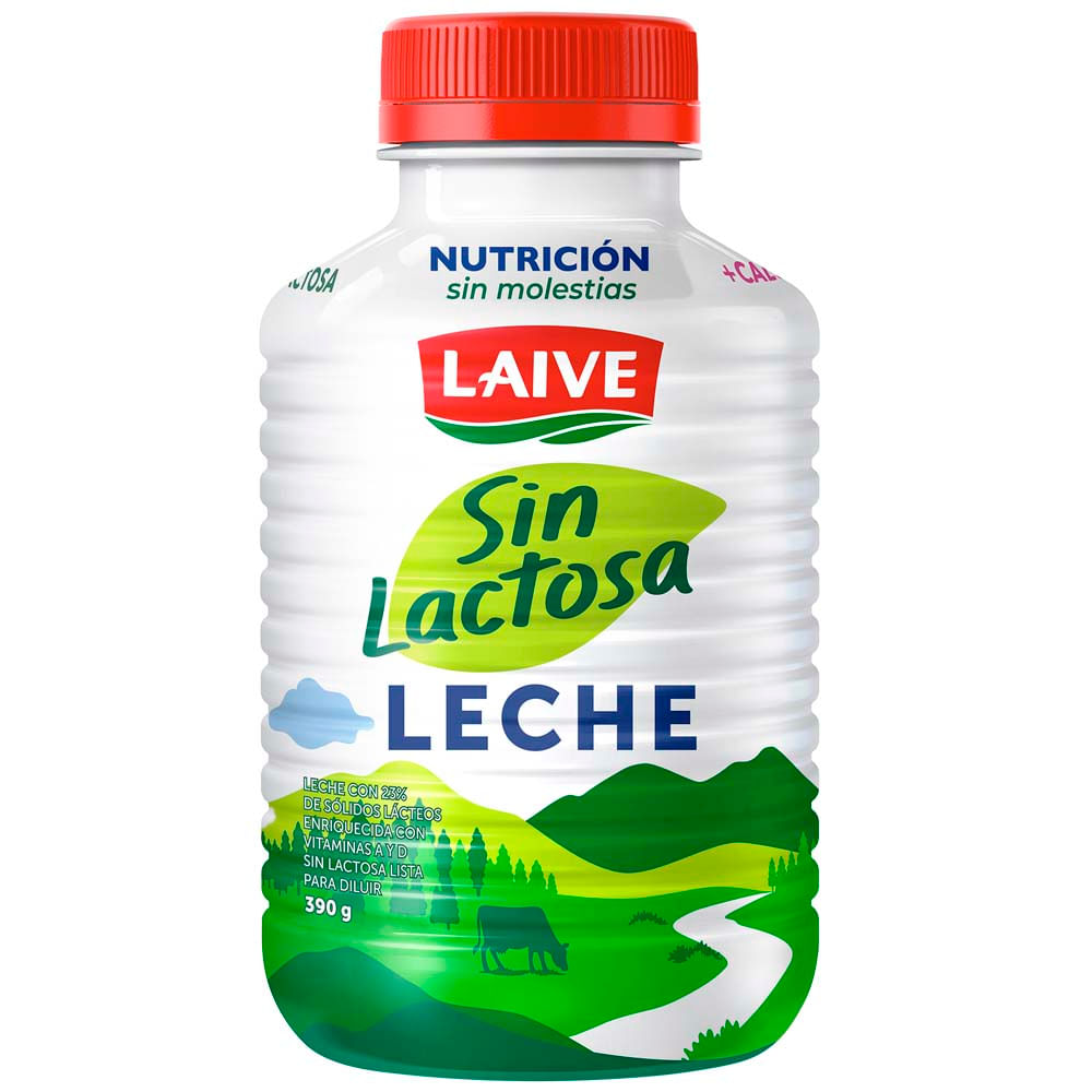 Leche sin Lactosa LAIVE Botella 390g