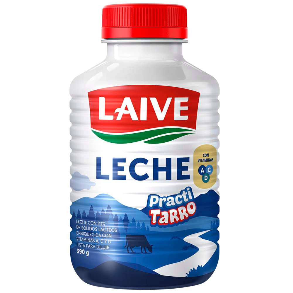 Leche sin Lactosa LAIVE Pacti Tarro Botella 390g