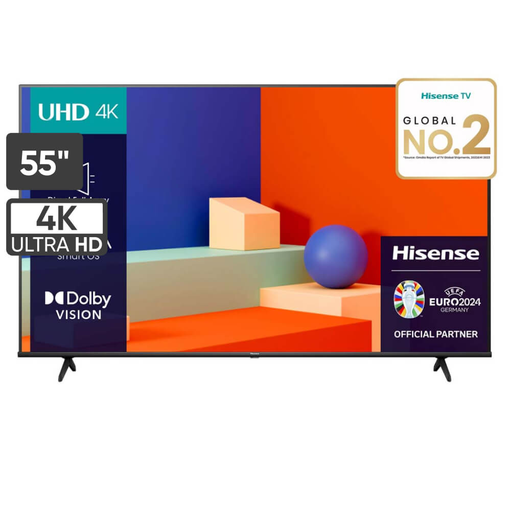 Televisor HISENSE LED 55" UHD 4K Smart Tv 55A6K (Modelo 2023)