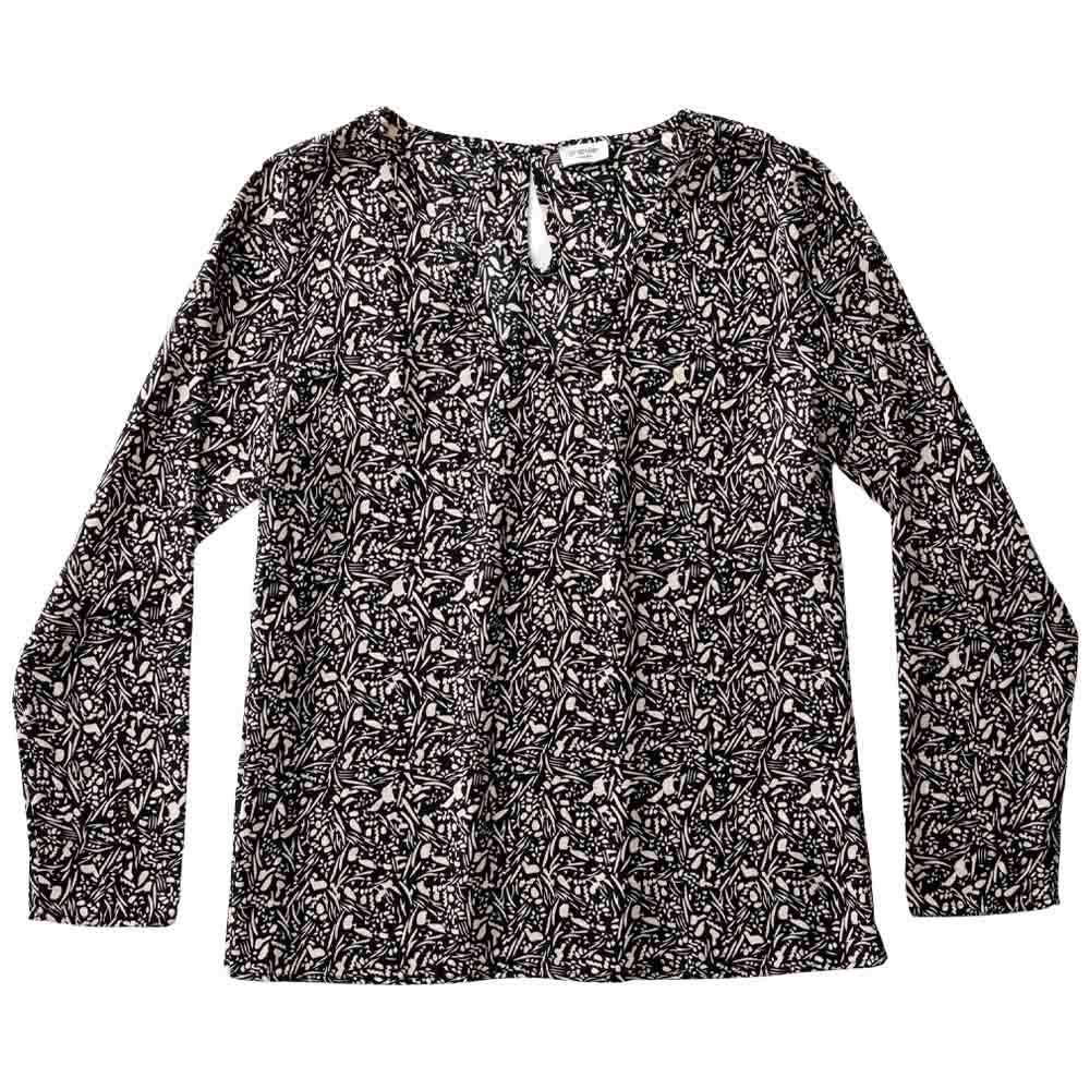 Blusa Manga Larga Print Mujer SINGULAR