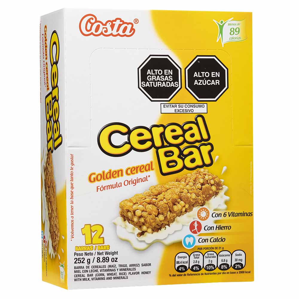 Cereal Bar COSTA Golden Caja 12un