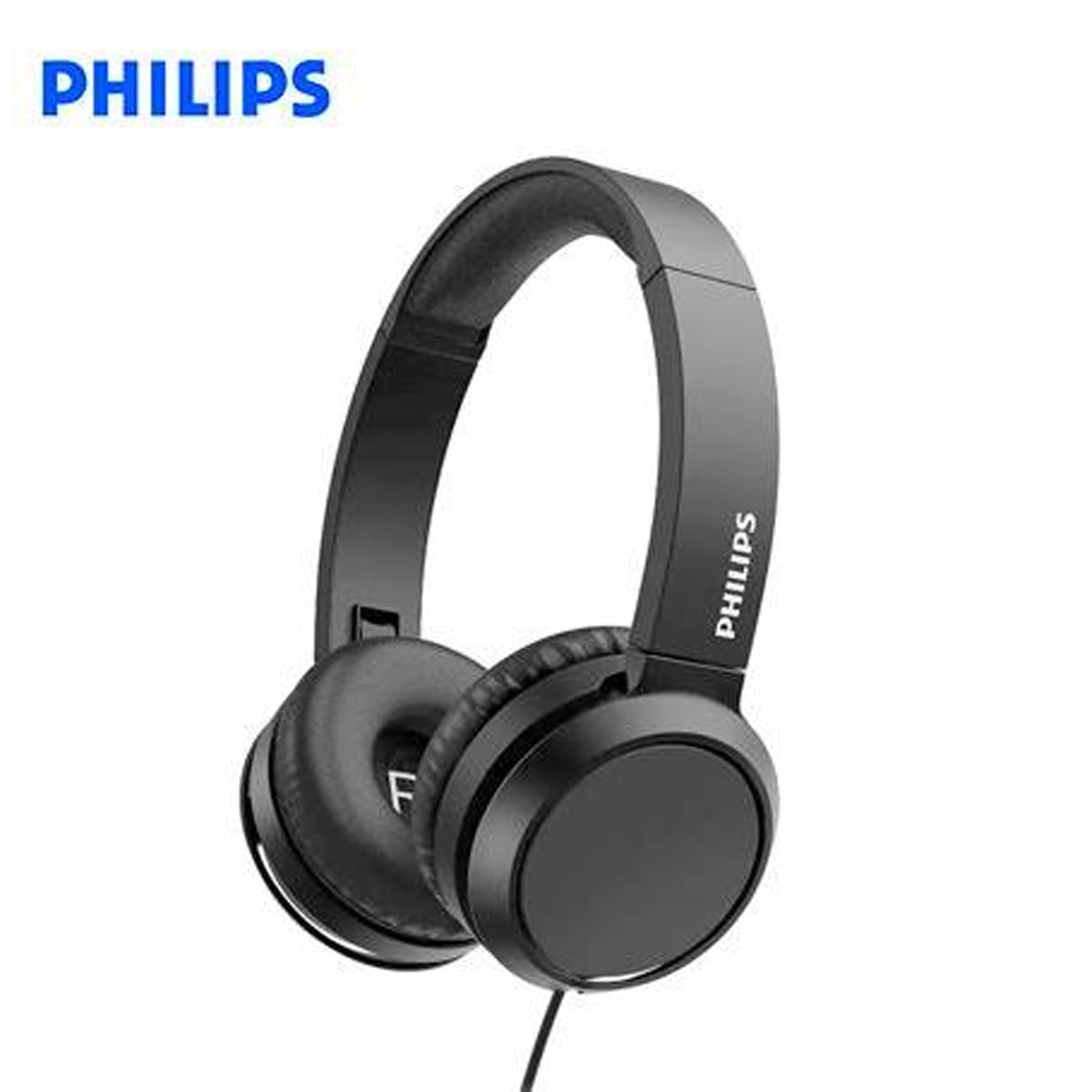 Audifono Con Microfono Philips Tah4105bk 3.5mm Extra Bass Plegable Negro