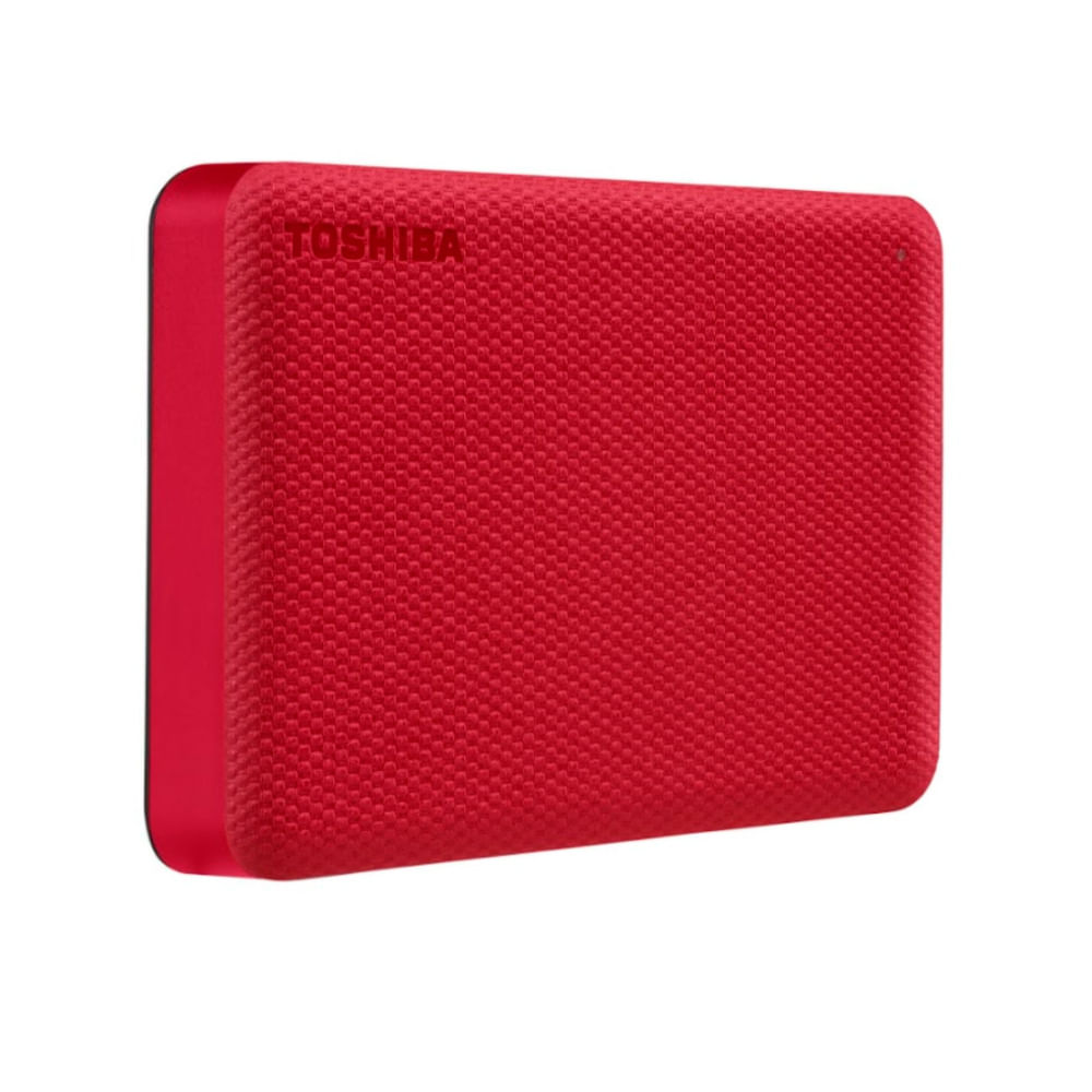Disco Duro Externo 2 TB Toshiba Canvio Advance Rojo