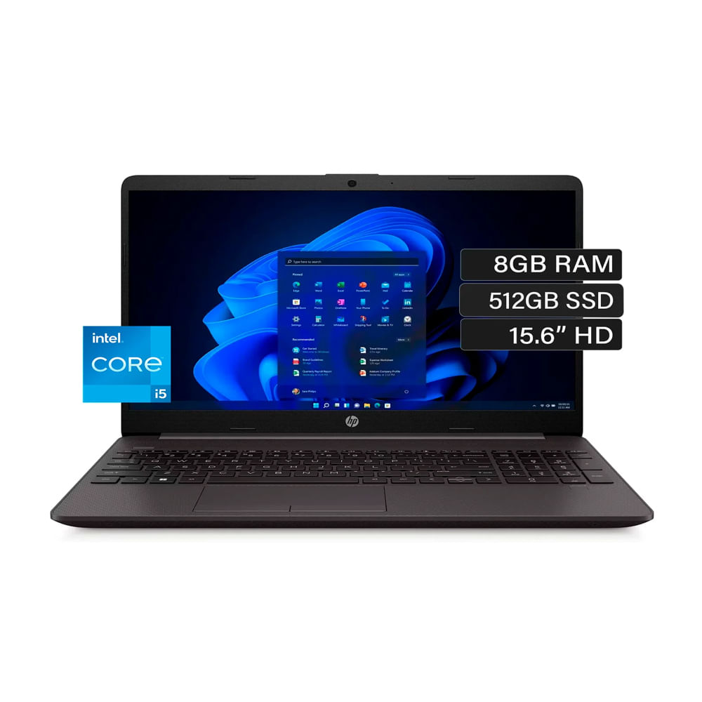 Laptop Hp 250 G9 Intel Core I5-1235U 8GB Ram 512GB SSD 15.6” HD