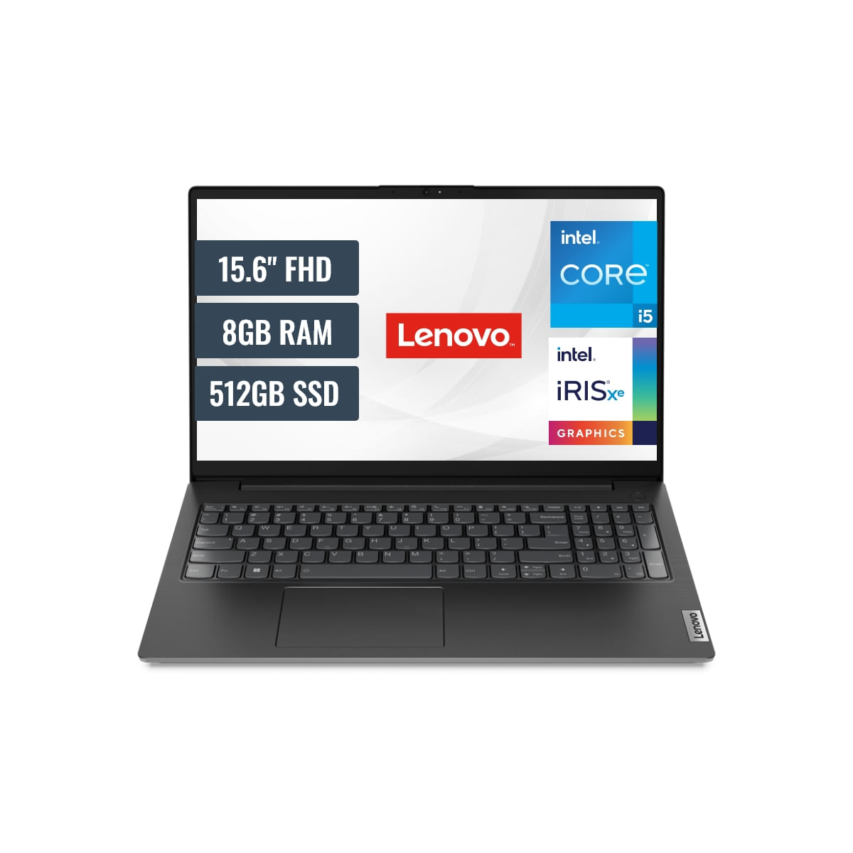 Laptop Lenovo V15 G4 IAH Intel Core i5 12500H 8GB RAM 512GB SSD 15.6 FHD FreeDos