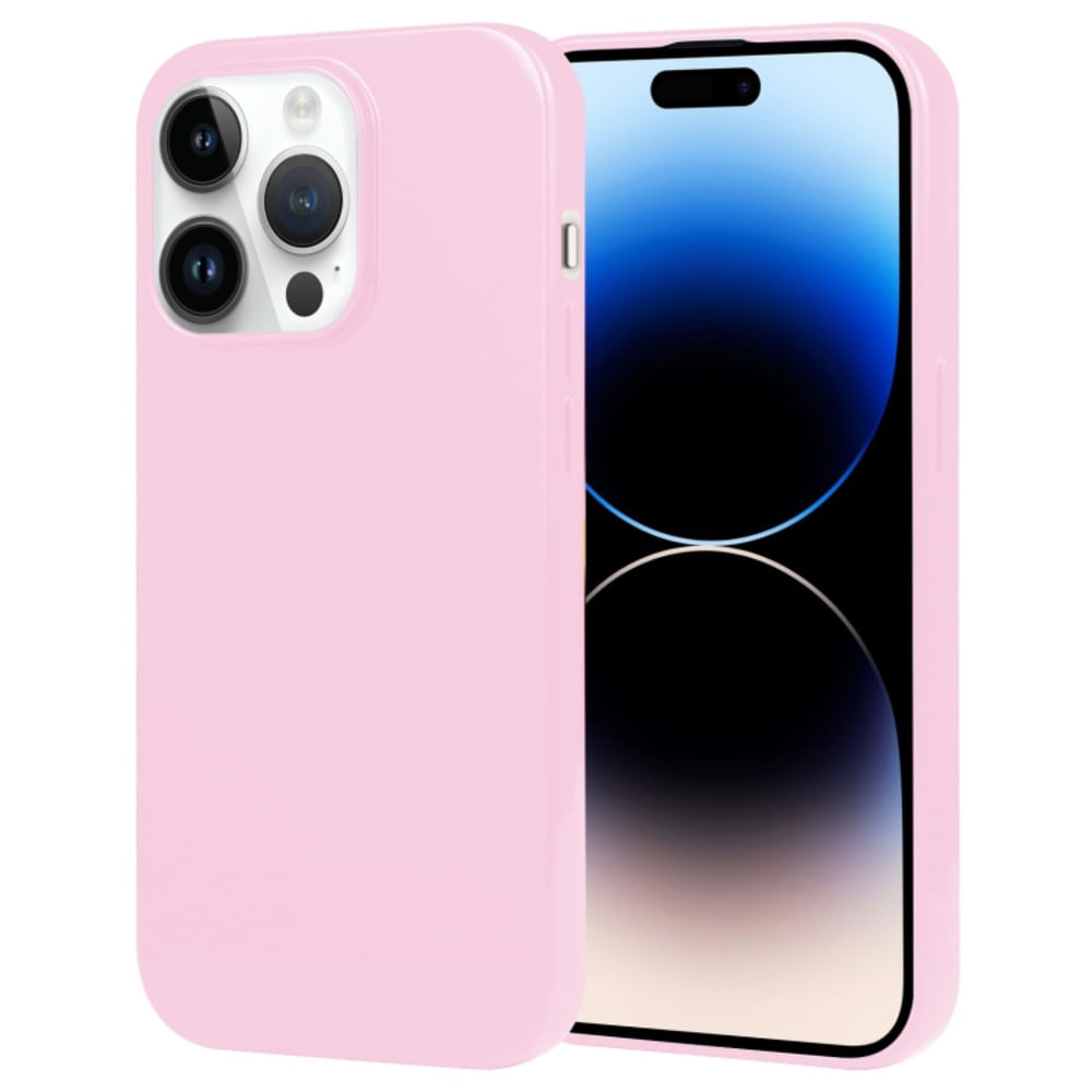 Funda Case para Samsung A73 5G Jelly Pearl Rosa Antishock Resistente ante Caídas y Golpes
