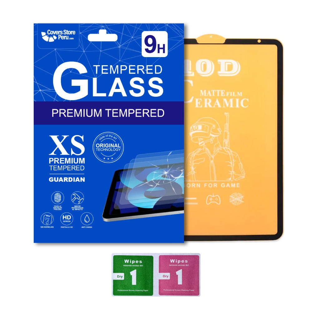Mica para Samsung Tab S8 Ultra 14.6" de Cerámica Antishock Resistente ante Caidas y Golpes
