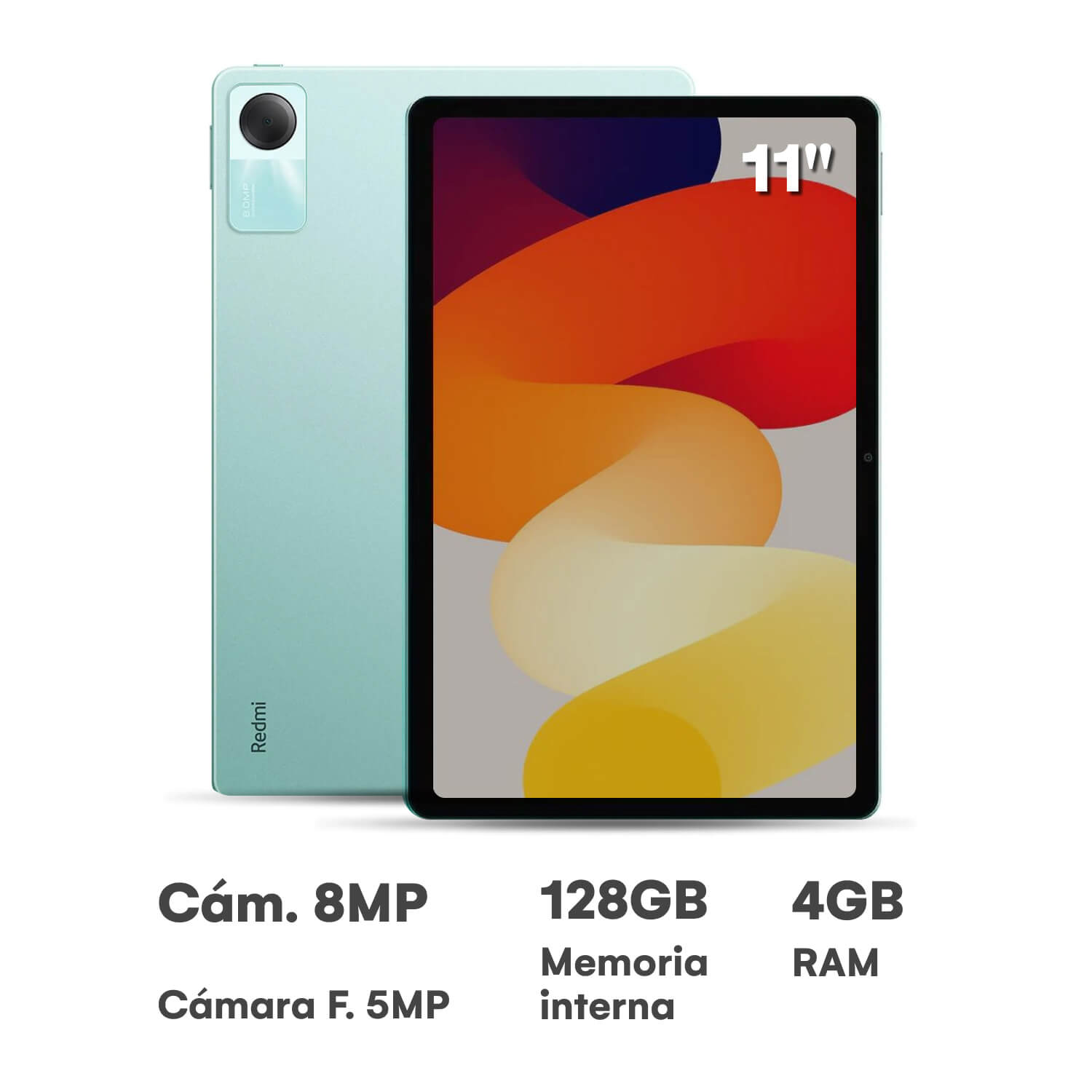 Tablet Xiaomi Redmi Pad SE 11" 4 GB RAM 128 GB Verde Menta