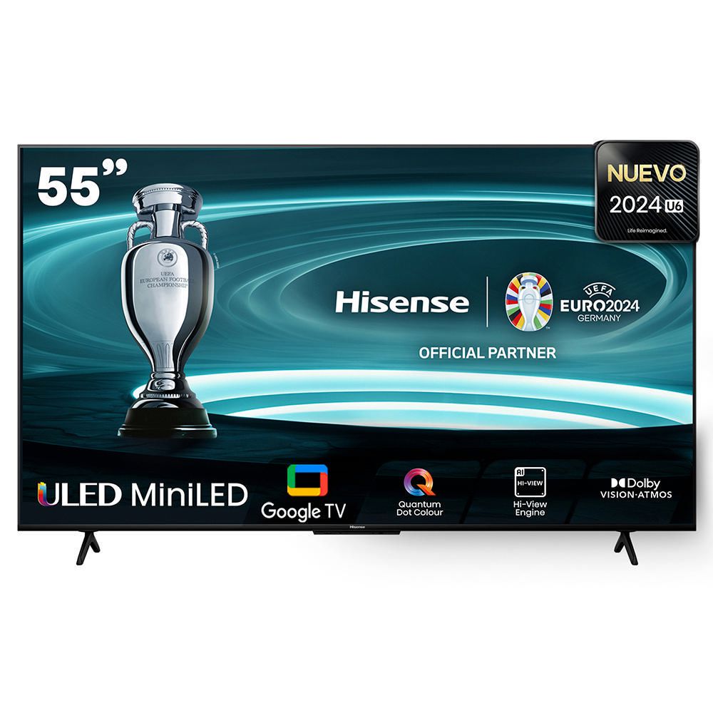 Televisor Hisense 55" 55U6N ULED MINI-LED 4K UHD Google Tv