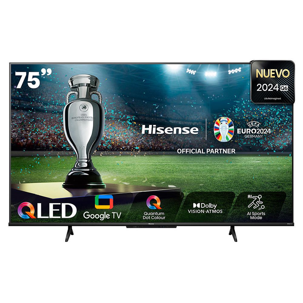 Televisor Hisense 75" 75Q6N QLED 4K UHD Google Tv