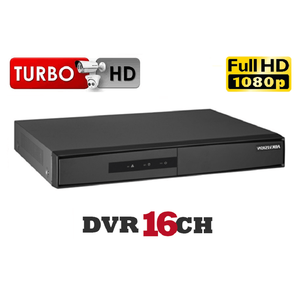 Grabador DVR 16CH Soporta 1 HDD 720P, 1080p Lite con AUDIO Hikvision