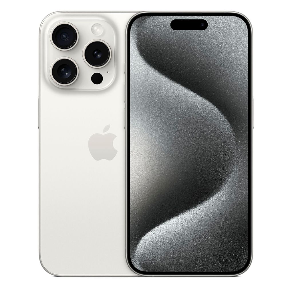 iPhone 15 Pro 128GB eSIM - White Titanium + *Case OEM de Regalo