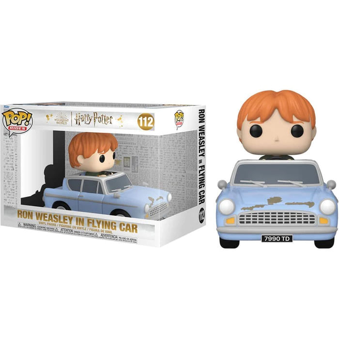 POP! RIDES: HARRY POTTER CHAMBER OF SECRETS 20TH - RON WEASLEY IN FLYING CAR #112