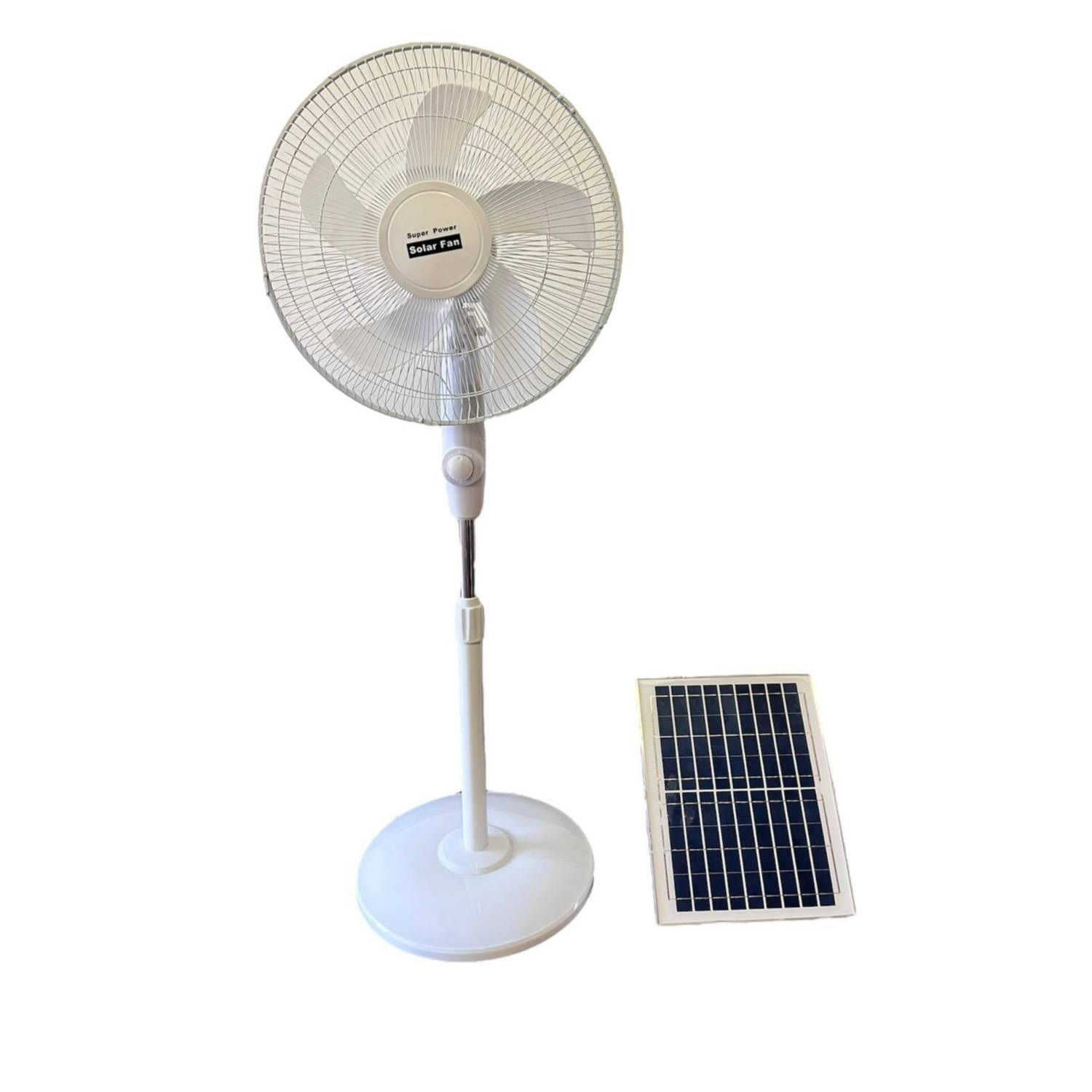 Ventilador 16" portátil pedestal solar Fan