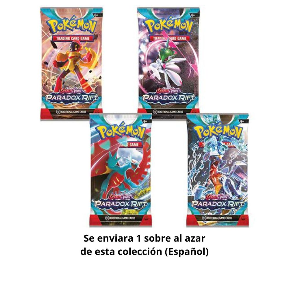 Pokemon TCG Paradox Rift 1 Booster Pack  10 Cartas Español